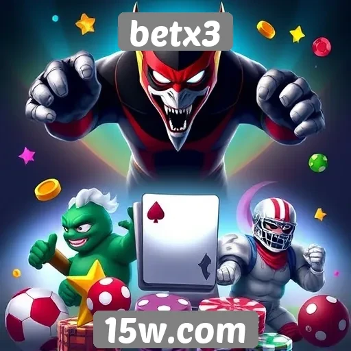 A variedade de jogos disponíveis no betx3